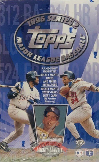 Unopened Box of 1996 Topps Baseball Cards