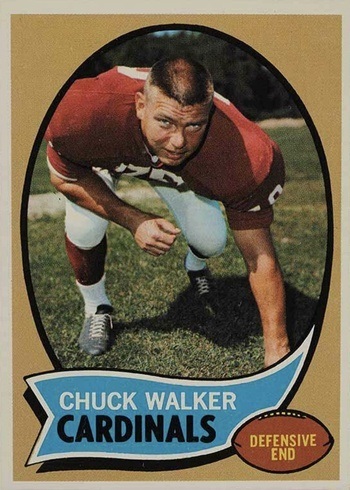 1970 Topps #133 Chuck Walker Football Card 1970 Topps #133 Chuck Walker Football Card