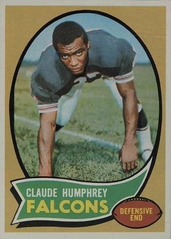 1970 Topps #156 Claude Humphrey Rookie Card