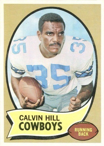 1970 Topps #260 Calvin Hill Football Card (Black Name Variation)