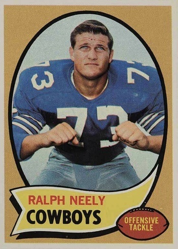 1970 Topps #4 Ralph Neely Football Card