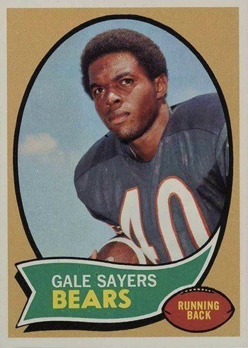 1970 Topps #70 Gale Sayers Football Card 1970 Topps #70 Gale Sayers Football Card