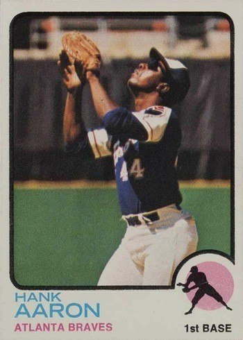 1973 Topps #100 Hank Aaron Baseball Card