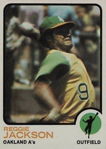 1973 Topps #255 Reggie Jackson Baseball Card