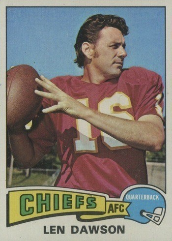 1975 Topps #120 Len Dawson Football Card 1975 Topps #120 Len Dawson Football Card
