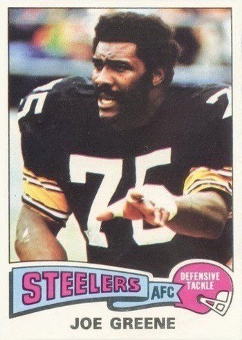 1975 Topps #425 Joe Greene Football Card 1975 Topps #425 Joe Greene Football Card