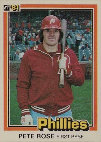 1981 Donruss #131 Pete Rose Baseball Card 1981 Donruss #131 Pete Rose Baseball Card