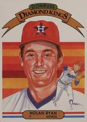 1982 Donruss #13 Nolan Ryan Diamond Kings Baseball Card
