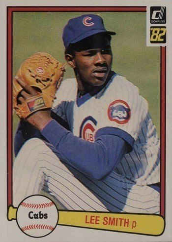 1982 Donruss #252 Lee Smith Rookie Card 1982 Donruss #252 Lee Smith Rookie Card