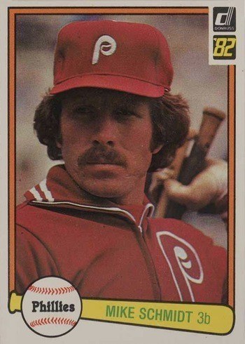 1982 Donruss #294 Mike Schmidt Baseball Card