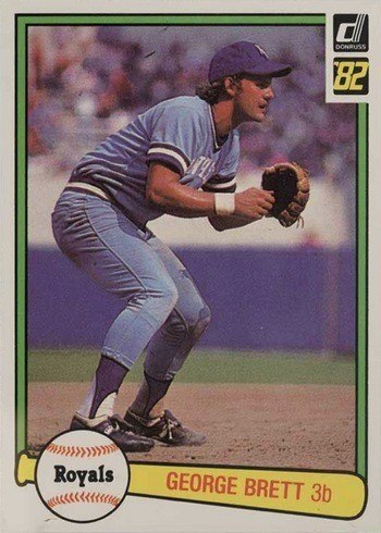 1982 Donruss #34 George Brett Baseball Card 1982 Donruss #34 George Brett Baseball Card