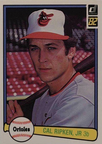 1982 Donruss #405 Cal Ripken Jr. Rookie Card 1982 Donruss #405 Cal Ripken Jr. Rookie Card