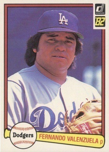 1982 Donruss #462 Fernando Valenzuela Baseball Card