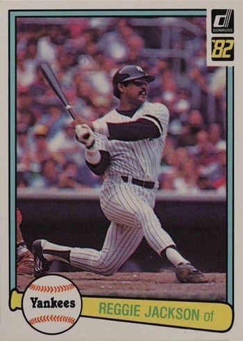 1982 Donruss #535 Reggie Jackson Baseball Card