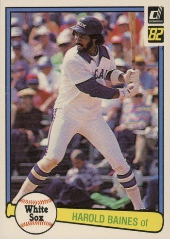 1982 Donruss #568 Harold Baines Rookie Card