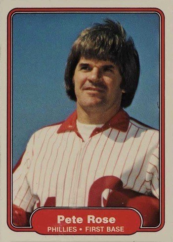 1982 Fleer #256 Pete Rose Baseball Card 1982 Fleer #256 Pete Rose Baseball Card