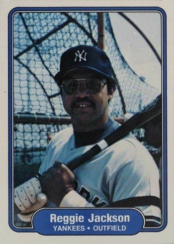 1982 Fleer #39 Reggie Jackson Baseball Card 1982 Fleer #39 Reggie Jackson Baseball Card