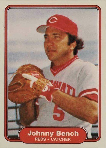 1982 Fleer #57 Johnny Bench Baseball Card