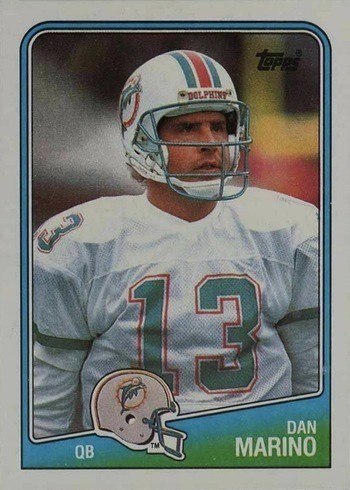 1988 Topps #190 Dan Marino Football Card 1988 Topps #190 Dan Marino Football Card