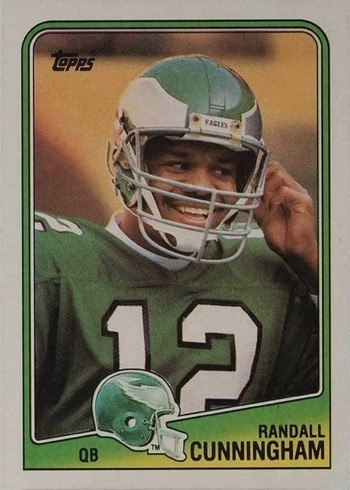 1988 Topps #234 Randall Cunningham Football Card