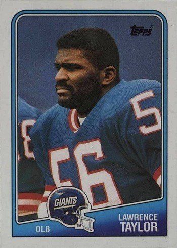 1988 Topps #285 Lawrence Taylor Football Card 1988 Topps #285 Lawrence Taylor Football Card