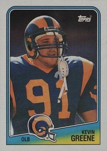 1988 Topps #300 Kevin Greene Rookie Card