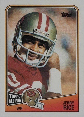 1988 Topps #43 Jerry Rice Football Card