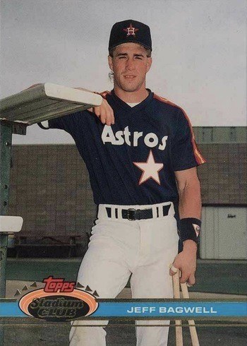 1991 Topps Stadium Club #388 Jeff Bagwell Rookie Card 1991 Topps Stadium Club #388 Jeff Bagwell Rookie Card