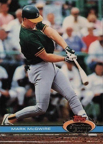 1991 Topps Stadium Club #399 Mark McGwire Baseball Card