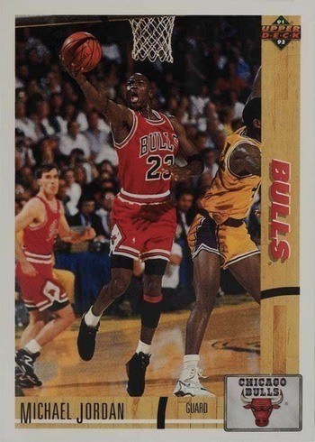 1991 Upper Deck #44 Michael Jordan Basketball Card 1991 Upper Deck #44 Michael Jordan Basketball Card