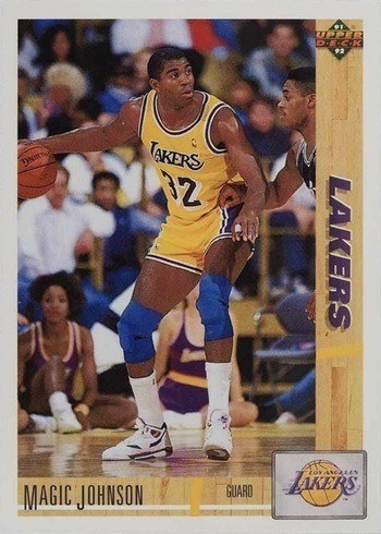 1991 Upper Deck #45 Magic Johnson Basketball Card