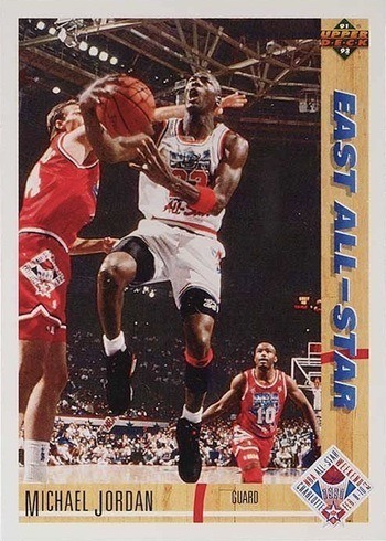 1991 Upper Deck #69 Michael Jordan All-Star Basketball Card