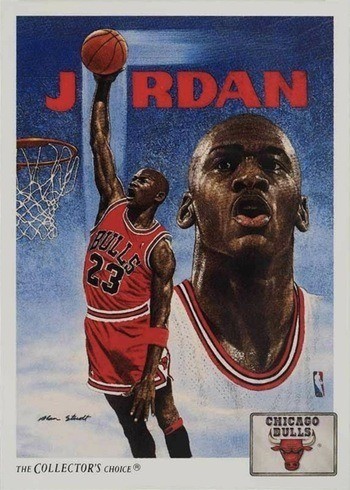 1991 Upper Deck #75 Bulls Checklist Michael Jordan Basketball Card