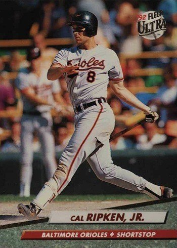 1992 Fleer Ultra #11 Cal Ripken Jr. Baseball Card