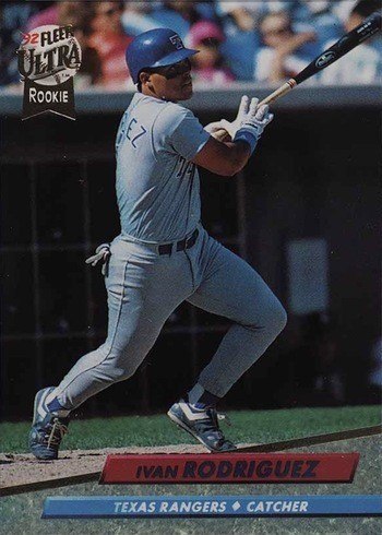 1992 Fleer Ultra #139 Ivan Rodriguez Rookie Card
