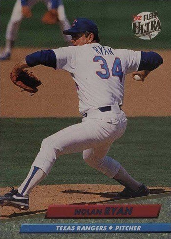1992 Fleer Ultra #141 Nolan Ryan Baseball Card