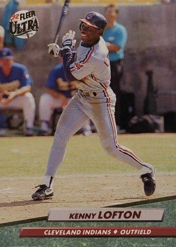 1992 Fleer Ultra #350 Kenny Lofton Rookie Card