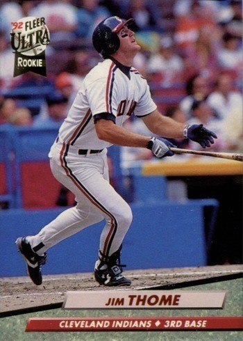 1992 Fleer Ultra #54 Jim Thome Rookie Card