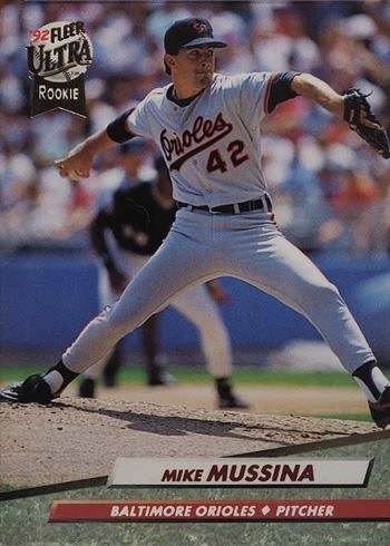 1992 Fleer Ultra #9 Mike Mussina Rookie Card
