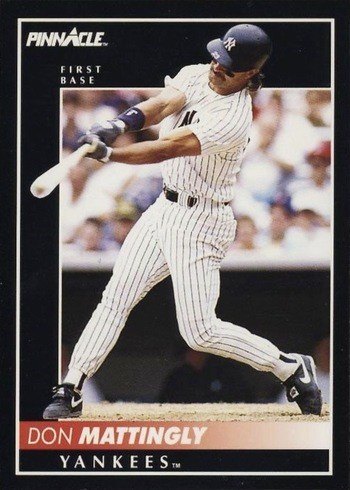 1992 Pinnacle #23 Don Mattingly Baseball Card