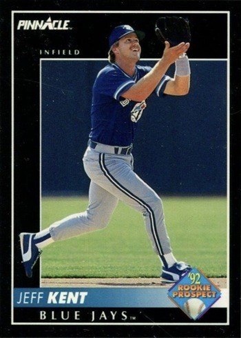 1992 Pinnacle #522 Jeff Kent Rookie Card