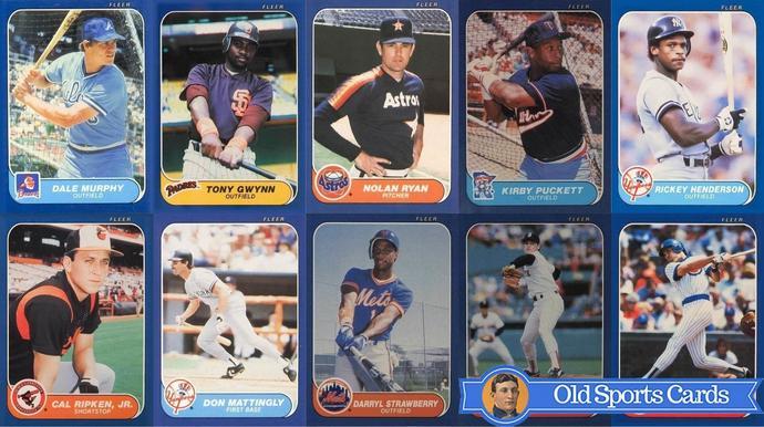 Most Valuable 1986 Fleer Baseball Cards
