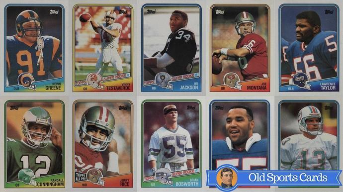 Most Valuable 1988 Topps Football Cards