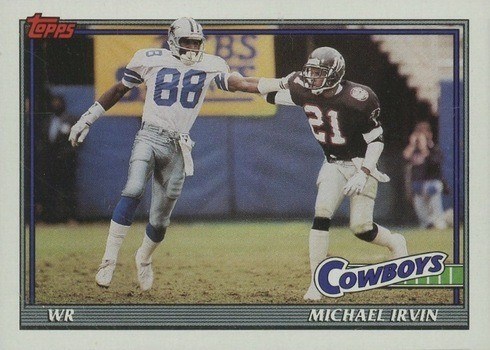 1991 Topps #368 Michael Irvin Football Card