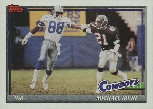 1991 Topps #368 Michael Irvin Football Card 1991 Topps #368 Michael Irvin Football Card