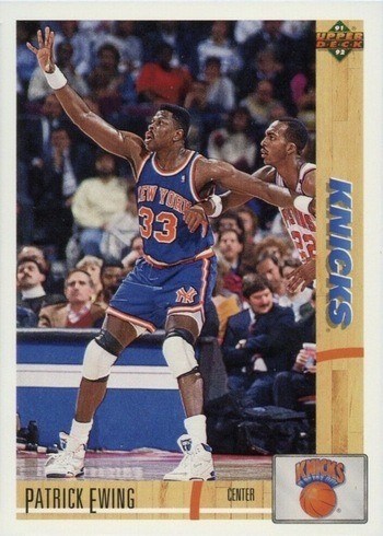 1991 Upper Deck #343 Patrick Ewing Basketball Card