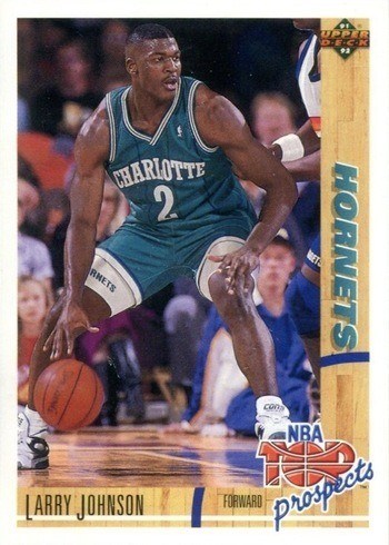 1991 Upper Deck #445 Larry Johnson Basketball Card