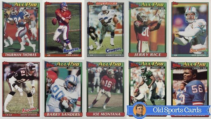 Most Valuable 1991 Topps Football Cards