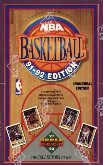 Unopened Box of 1991 Upper Deck Basketball Cards Unopened Box of 1991 Upper Deck Basketball Cards