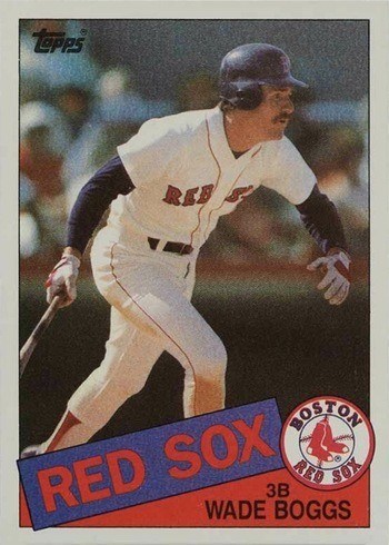 1985 Topps #350 Wade Boggs Baseball Card 1985 Topps #350 Wade Boggs Baseball Card